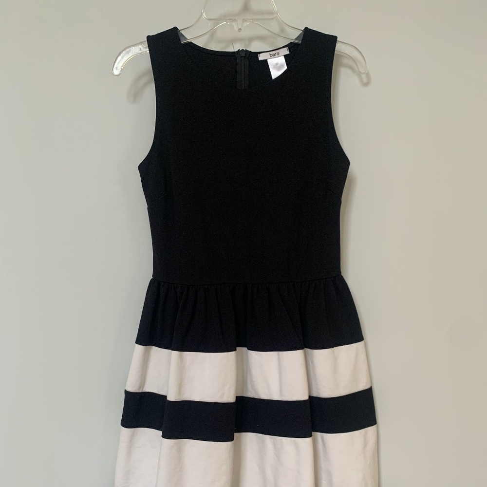 Bar III Black Fit and Flare Mini Dress